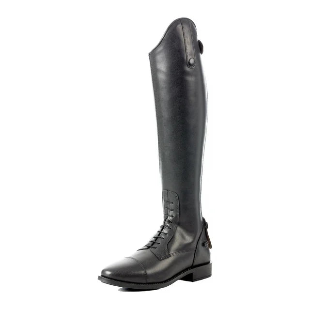 Size 10 Womens Synthetic Leather Equestrian English Horse Riding Tall Field Boots | Includes Reusable Boot Shapers