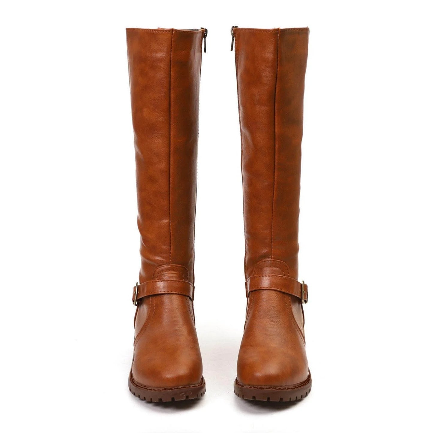 Wide Mid-Calf Boots for Women Slip-on Flat Chelsea Boots Women Ladies Fall Slip On Shoes Women Boots for Reduced Price Size 38